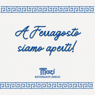 A Ferragosto @maziristorante rimane aperto😍
Se ancora non sapete cosa fare, è la giornata perfetta per provare la cucina ellenica🇬🇷
Siamo aperti sia a pranzo che a cena con il nostro menù alla carta ricco di deliziose specialità😋
Prenotate subito❣️
Mazì e il suo staff vi aspettano in
📍𝑉𝑖𝑎 𝑆𝑎𝑛 𝐿𝑢𝑐𝑖𝑓𝑒𝑟𝑜, 63
🗓️ 𝐷𝑎𝑙 𝑀𝑎𝑟𝑡𝑒𝑑𝑖̀ 𝑎𝑙𝑙𝑎 𝐷𝑜𝑚𝑒𝑛𝑖𝑐𝑎
🍽️ 𝐶𝑜𝑙𝑎𝑧𝑖𝑜𝑛𝑒, 𝑝𝑟𝑎𝑛𝑧𝑜 𝑒 𝑐𝑒𝑛𝑎
𝑃𝑒𝑟 𝑖𝑛𝑓𝑜 𝑒 𝑝𝑟𝑒𝑛𝑜𝑡𝑎𝑧𝑖𝑜𝑛𝑖
📲 345 02 99767
🌐 https://mazi.rest
#cagliari #cucinagreca #colazione #pranzo #cena #maziristorante #grecia #foodexperience #greekfood #hellenic #hellenicworld #tradizionegreca #ferragosto